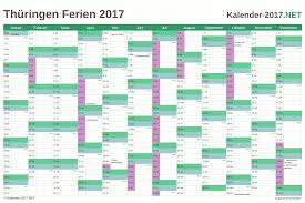 Linearer kalender (tage nebeneinander) monate untereinander (senkrecht/vertikal). Ferien Thuringen 2017 Ferienkalender Ubersicht