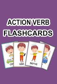 This make your own number flash cards will help your sweetie to learn alphabets. Action Verb Flashcards Free Printables