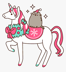 Free download 36 best quality pusheen unicorn coloring pages at getdrawings. Winter Wonderland Christmas Sticker By Pusheen Clipart Unicorn Pusheen Coloring Pages Hd Png Download Kindpng