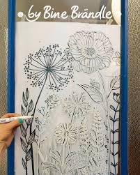 Sommerblumen An Die Scheibe Malen Binebraendle Binebrandle Fensterbild Fensterdeko Kreidestift Kreidem In 2020 Sommerblumen Fensterbilder Fensterdekoration