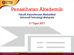 Sekolah kejuruteraan elektrik/school of electrical. Fakulti Kejuruteraan Mekanikal Universiti Teknologi Malaysia Ppt Download