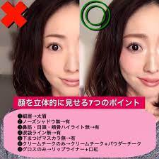 image title ハイライト メイク 立体メイク メイク