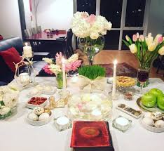 7sin Table Persian New Year Haft Sin Table Idea Sin Table Table Nowruz