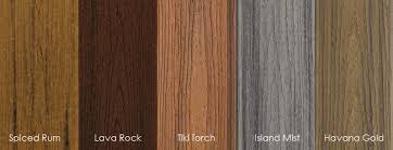 Protective outer shell for durability; Trex Transcend Premium Tropicals Decking Colors Building Materials Supplies