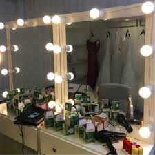 Hollywood Style E27 Vanity Lights Wall Mounted Plug In Bathroom Mirror Front Lamp Led Studio Dressing Room Strip Wall Lighting Vanity Lights Aliexpress