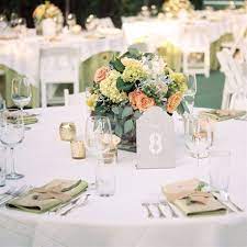 Rustic Table Decor Wedding Table Settings Buffet Style Wedding Round Wedding Tables
