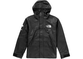 Supreme The North Face Leather Mountain Parka Black Parka Jacket Parka North Face Tnf