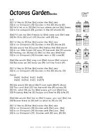Octopus S Garden The Beatles Ukulele Club Amsterdam Ukelele Songs Beatles Ukulele Ukulele Music