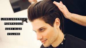 Gordon gekko in wall street, for instance, who authentic the 80's slicked aback wall street look; Long Undercut Pompadour Hairstyle Very High Volume Haircut Nyfw Hair For Men Youtube