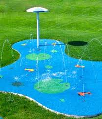 Rain deck carries extensive splash pad products, including splash pad kits and parts. Residential Splash Pad Kits By My Splash Pad Made In The Usa Diy Splash Pad Backyard Splash Pad Splash Pad