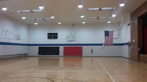Church School Gymnasium Lighting Case Study Retrofit From Cfl To Led Premier Lighting