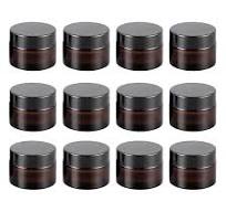 Amazon.com: 6Pack Amber Glass 5 ml 1/6 oz Small Thick Wall ...