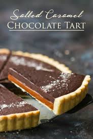 Salted Caramel Chocolate Tart Just Like A Grown Up Twix Bar Buttery Cookie Crust Rich Caramel And S Tart Baking Salted Caramel Chocolate Tart Tart Dessert