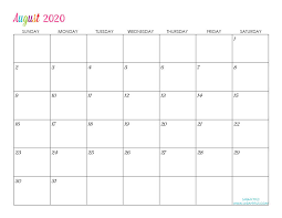 School, office supplies, ink & toner, paper, furniture Custom Editable 2020 Free Printable Calendars Sarah Titus From Homeless To 8 Figures