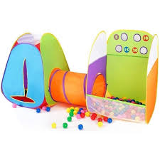 Enjoy free shipping on most stuff, even big stuff. 3 In 1 Play Tent Tunnel Set Children Baby Play House Ball Pit Indoor Outdoor Toy Tent With 4 Balls Walmart Com Walmart Com
