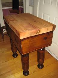 When combined with the white walls they seemingly disappear, which makes the kitchen appear bright and uncluttered. Kitchen Butcher Block Table Eclectic Kitchen Toronto By Coach House Antiques Houzz