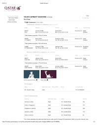 My Ticket Qatar Airways