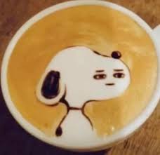 It S Charlie Brown Funny Coffee Art Latte Art Wholesome Memes
