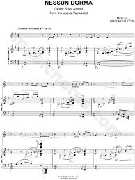 Piano classical piano classical piano free sheet music nessun dorma. Nessun Dorma Piano Accompaniment From Turandot Sheet Music In G Major Download Print Sku Mn0100376