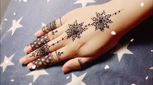 Diy Easy Mehendi Design For Fingers Henna Temporary Tattoo Tutorial 9 Finger Henna Diy Tattoo Henna Tattoo