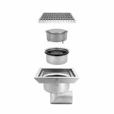 stainless steel floor drain total