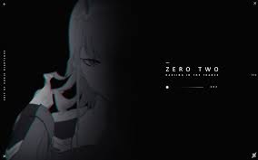 Zero two wallpaper by jonas10br 11 free on zedge. Wallpaper Zero Two Darling In Franxx Black White Zero Two Photoshop Editing Black And White