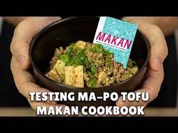 I Tried The Ma-Po Tofu Recipe From The Makan CookBook by Elizabeth Haigh -  YouTube
