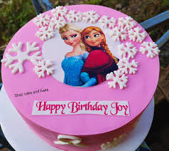 Maybe you would like to learn more about one of these? Pink Frozen For Joy Happy Birthday Shaz Cake Bake Facebook