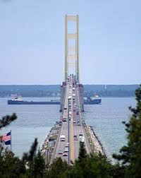 In 1998, the akashi kaikyo bridge in japan became the longest with a total suspension of 12,826 feet. Mackinac Bridge Wikipedia