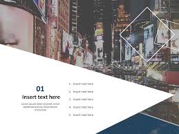Download New York Time Square Free Powerpoint Template