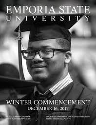 Winter commencement 17 by Emporia State University