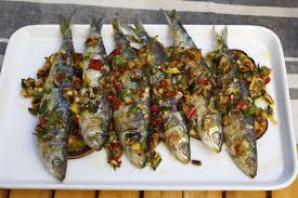 Top the sardines with chopped ginger root, garlic and parsley. How To Prepare Fresh Sardines And Here We Are
