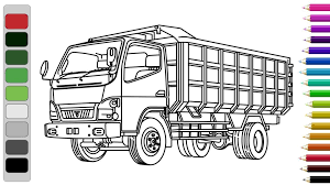 Kalian berada di halaman yang tepat. Mewarnai Gambar Truk Kartun