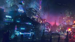 Futuristic night city illuminated by neon lights in isometric style. Cyberpunk Neon City Wallpapers 4k Hd Cyberpunk Neon City Backgrounds On Wallpaperbat