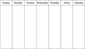 June 30, 2020 matthew prado calendar example 0. One Week Printable Calendar Printable Online Calendar Blank Calendar Template Blank Weekly Calendar Weekly Calendar