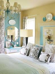 Master modern traditional wall color: Fascinating Blue Yellow Bedroom