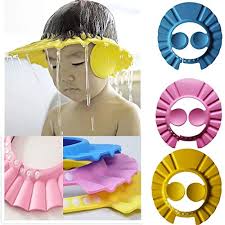 Baby's don't like water, shampoo or soap getting in their eyes. Buy Ruby Eva Foam Baby Bath Shower Cap For Babies 28 5cm Blue Online At Low Prices In India Amazon In