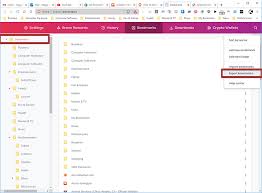 Click on the menu button to open the menu panel. How To Recover My Bookmarks On Brave Browser Desktop Support Brave Community