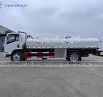 ISUZU NPR 6m3 8m3 stainless steel drinking water tank truck