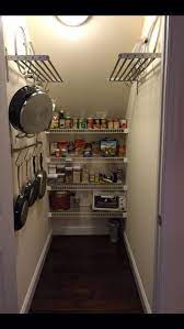 With a few floating shelves, rolling drawers, and clear storage containers, you can store dry goods of all shapes and sizes! 9 Creative Ways To Use The Space Under Your Stairs The Wonder Cottage Under Stairs Pantry Closet Under Stairs Kitchen Under Stairs