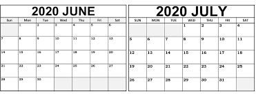 Maybe you would like to learn more about one of these? Blank 2020 June July Calendar With Holidays Learnworksheet Learn The Knowledge On Fingertips Blank 2020 June July Calendar With Holidays