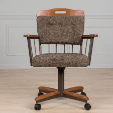 Aw Furniture Arm Chair Caster Chairs Casual Dining Rooms Solid Wood Dining Chairs