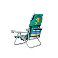 Life Is Good Rocket Green Aluminum Folding And Reclining Beach Chair Hligbc G 1pk The Home Depot Beach Chairs Life Is Good Chair