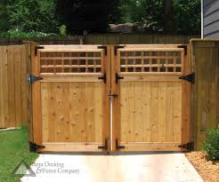 Pictures Of Custom Double Gate From Atlanta Decking And Fence Company Wooden Gates Driveway Wooden Gate Designs Wood Gates Driveway