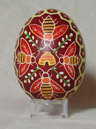 hived bees and honeycomb duck pysanka easter egg designs ukrainian easter eggs egg art