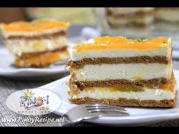 Mango Float Recipe Is Easy To Make And Very Delicious Filipino Dessert A Big Hit During Christmas And New Year Celebra Float Recipes Mango Float Mango Dessert