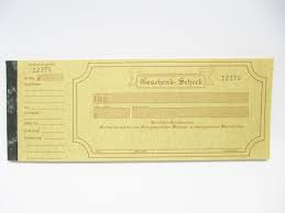 Und das besondere daran ist, dass diesmal auch die rückseiten mitgeliefert werden. Geschenkgutschein Geschenkscheck Mit Kontrollabschnitt
