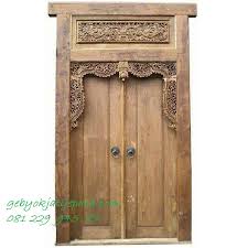Menjual bata ringan, rangka atap baja ringan, aneka jenis merk genteng, atap galvalume zincalume gelombang, kusen kaca jendela partisi dan pintu aluminium upvc, plafon pvc, plafon gypsum, cat tembok interior. Harga Pintu Gebyok Baru Dan Bekas Pintu Gebyok Jati Jepara Pintu Gebyok Jati Jepara