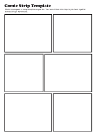 Printable comic book strip template. 13 Comic Strip Templates Free To Download In Pdf