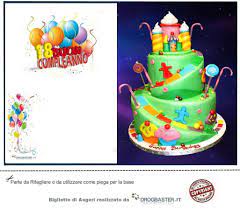 Auguri Per I 18 Anni Di Compleanno Biglietti Gratis Da Stampare Per Ogni Occasione Compleanno Auguri Di Buon Compleanno Biglietti Di Buon Compleanno
